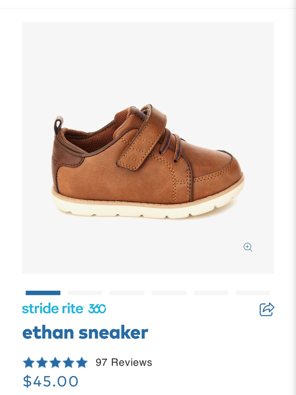 Stride Rite 360 Ethan Sneakers – Toddler Size 5M